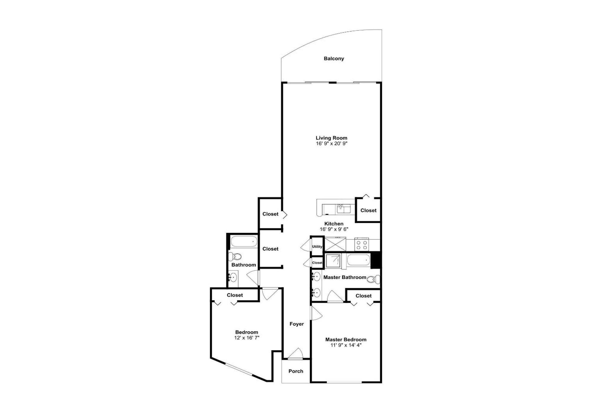 Aqua 404 Apartment *